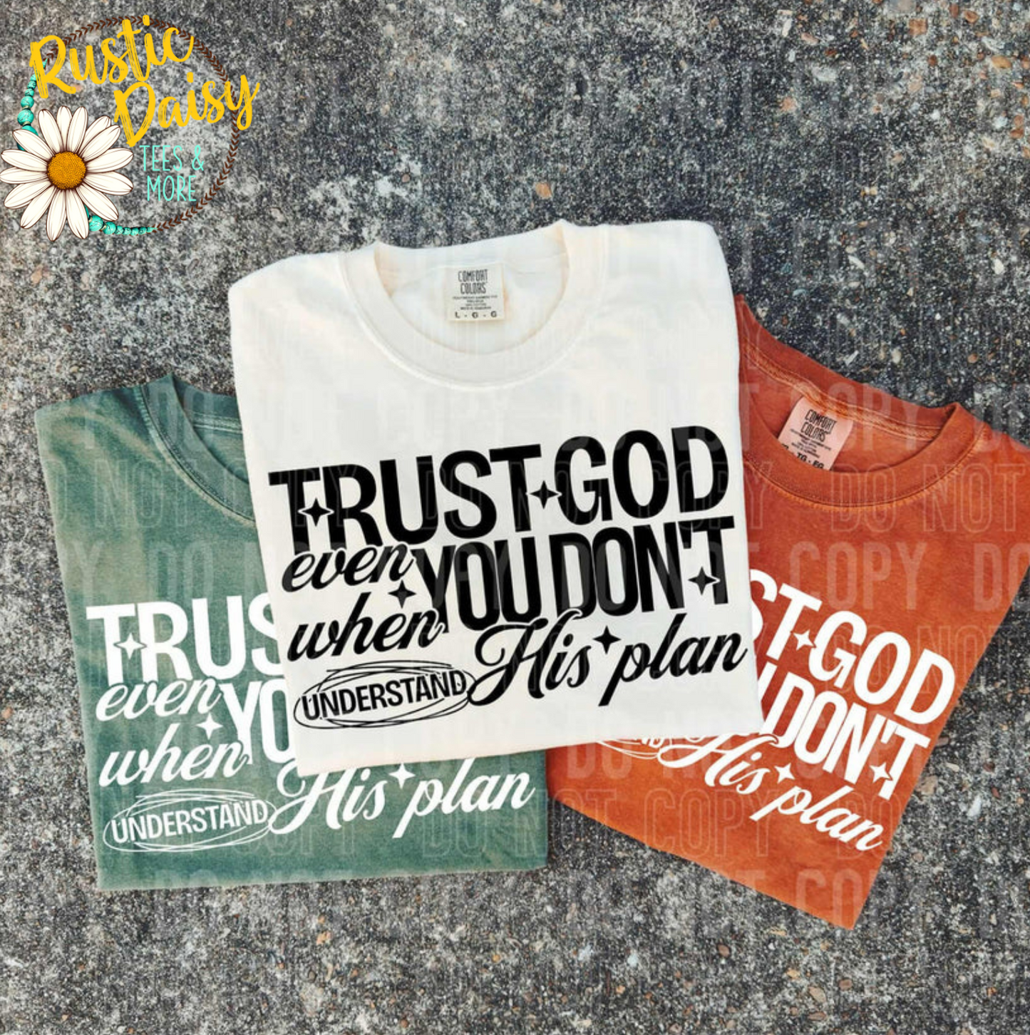 Trust God Even When You (Black)