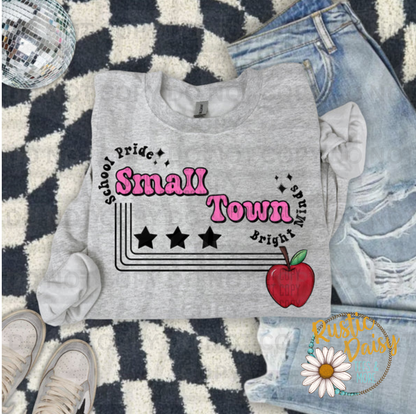 Pink: School Pride Small Town Bright Minds